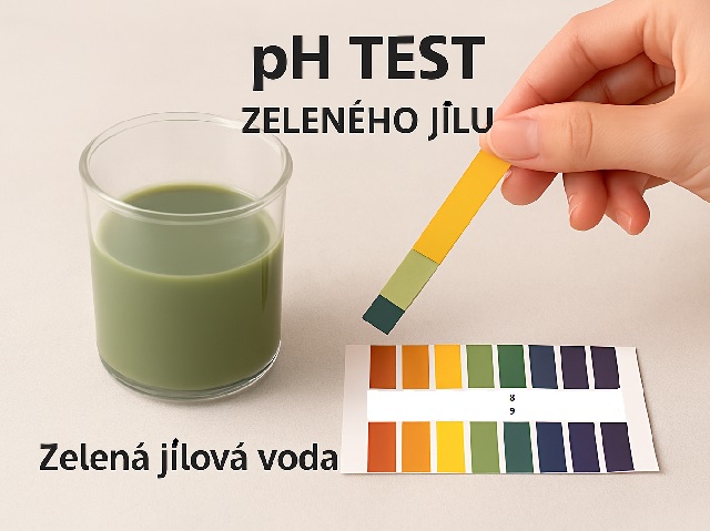 Zelený jíl obsahuje přírodní minerály a stopové prvky